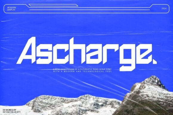 Ascharge: A Display Font for Bold Marketing
