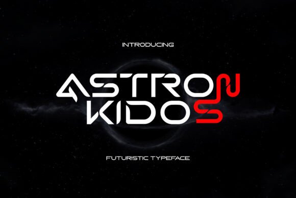 Astron Kidos: A Futuristic Display Font for Modern Web Design