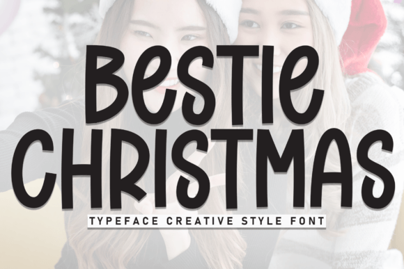 Bestie Christmas: A Handmade Display Font for Holiday Branding