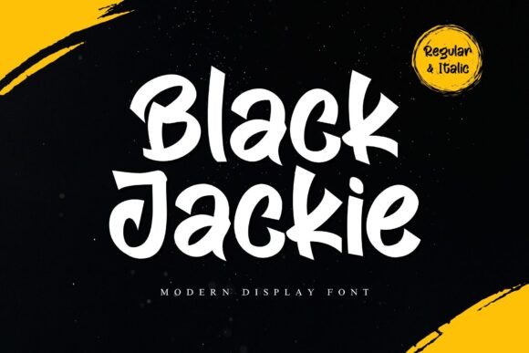 Black Jackie: A Display Font That Elevates Editorial Design