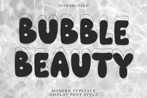 Bubble Beauty: A Whimsical Typeface for Modern Web Design