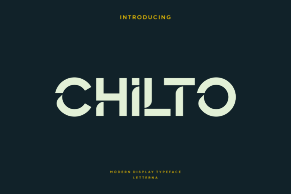 Chilto: A Display Font Built for Modern Web Design