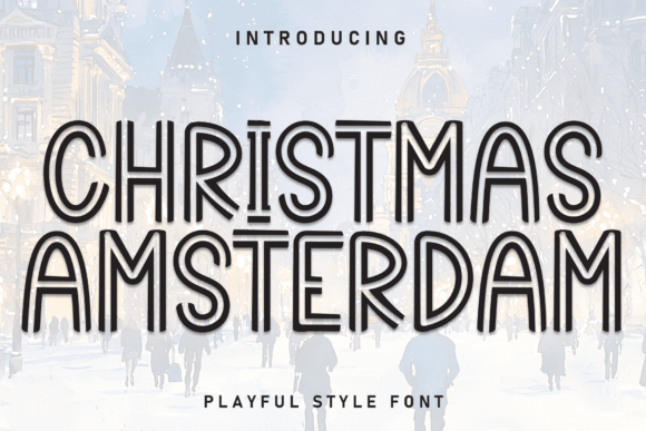 Christmas Amsterdam Brings Playful Charm to Editorial Design