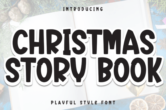Christmas Story Book Font: A Small Business Branding Review