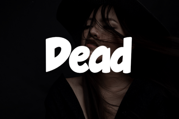 Dead Font: A Display Typeface for Bold Marketing Visuals