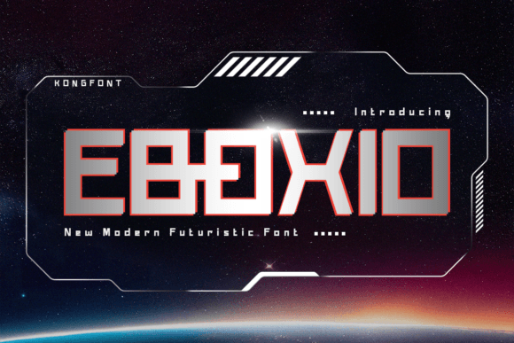 Eboxio: A Futuristic Display Font for Web Designers