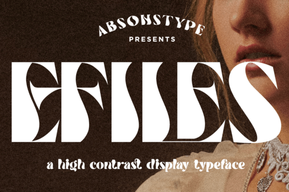 Efiles: A Display Font That Brings Bold Character to Web Design Projects