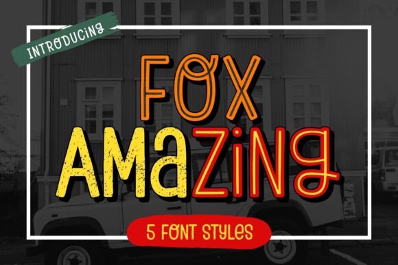 Fox Amazing Font: A Playful Typeface for Handmade Products