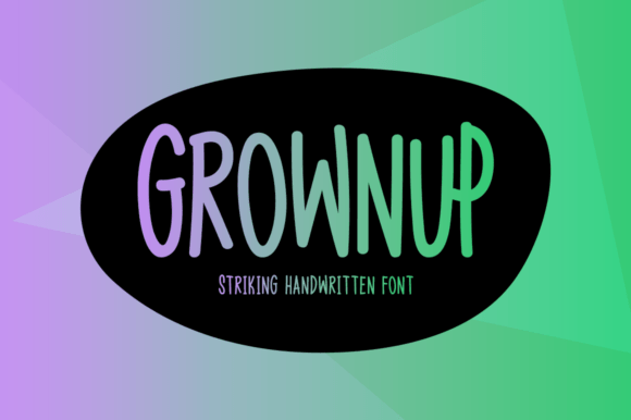 How Grownup Font Gives Small Brands a Polished, Handwritten Edge