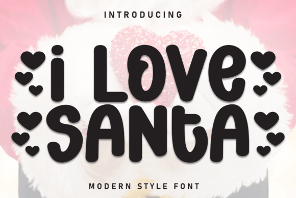 I Love Santa: A Festive Display Font for Web Designers