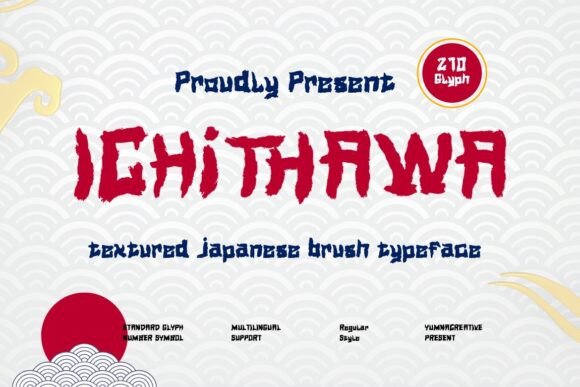 Ichithawa: A Display Font with Texture and Presence for Digital Design