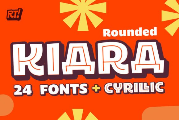 Kiara Rounded: A Playful Display Font for a Polished Brand Look
