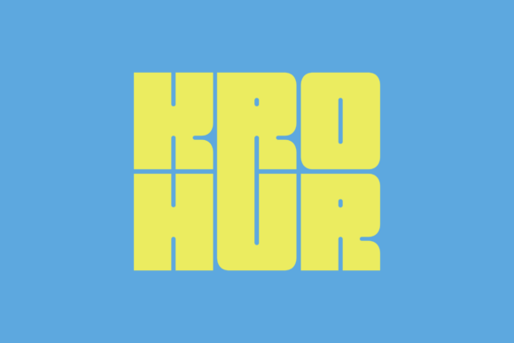 Krohur: The Bold Display Font That Makes Campaign Messages Unmissable
