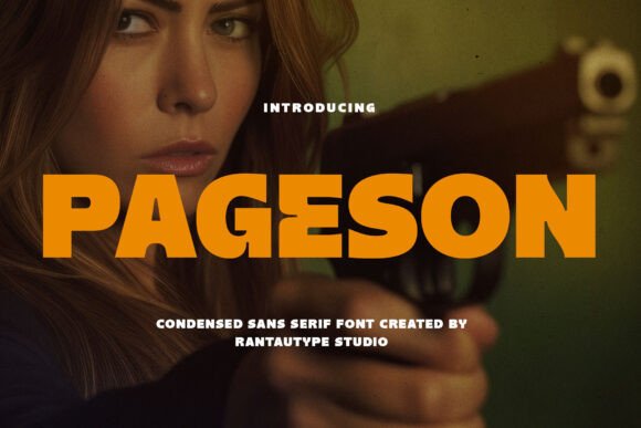 Pageson: The Bold Condensed Font That Delivers