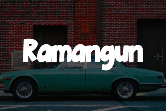Raman gun Font: A Craft Essential for Standout Product Designs