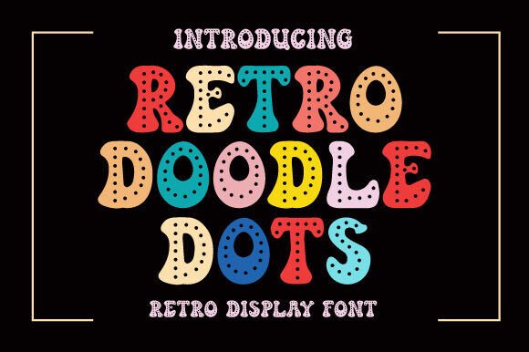Retro Doodle Dots Brings Playful Personality to Campaign Graphics