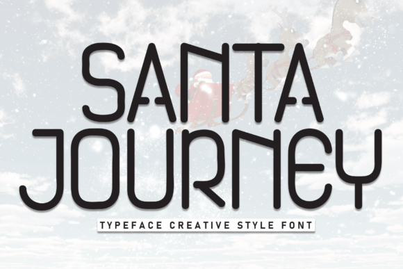 Santa Journey: A Hand-Drawn Display Font for Marketers