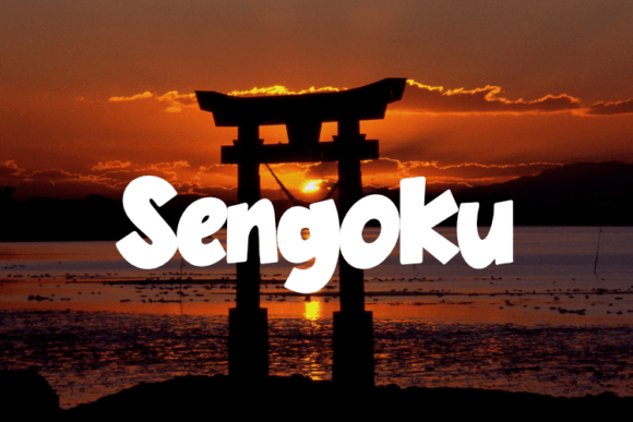 Sengoku: A Display Typeface for Modern Web Design