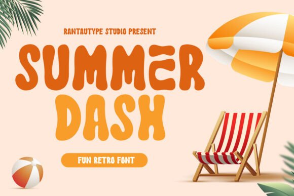 Summer Dash: A Retro Display Font for a Memorable Brand