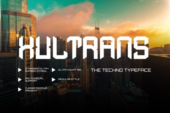 Xultrans: A Display Font for Editorial Identity and Mood